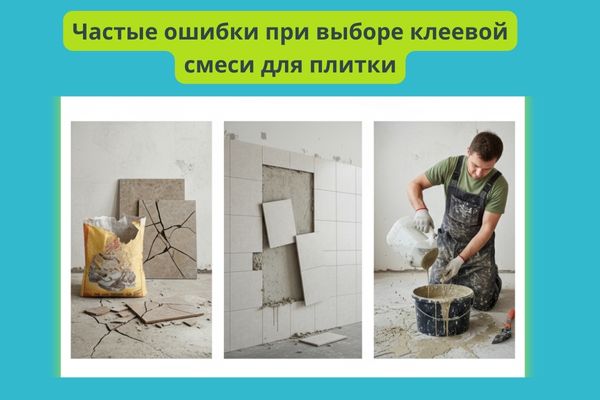 Частые ошибки при выборе клеевой смеси для плитки фото